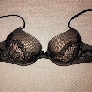 Black/tan Bra, 34B